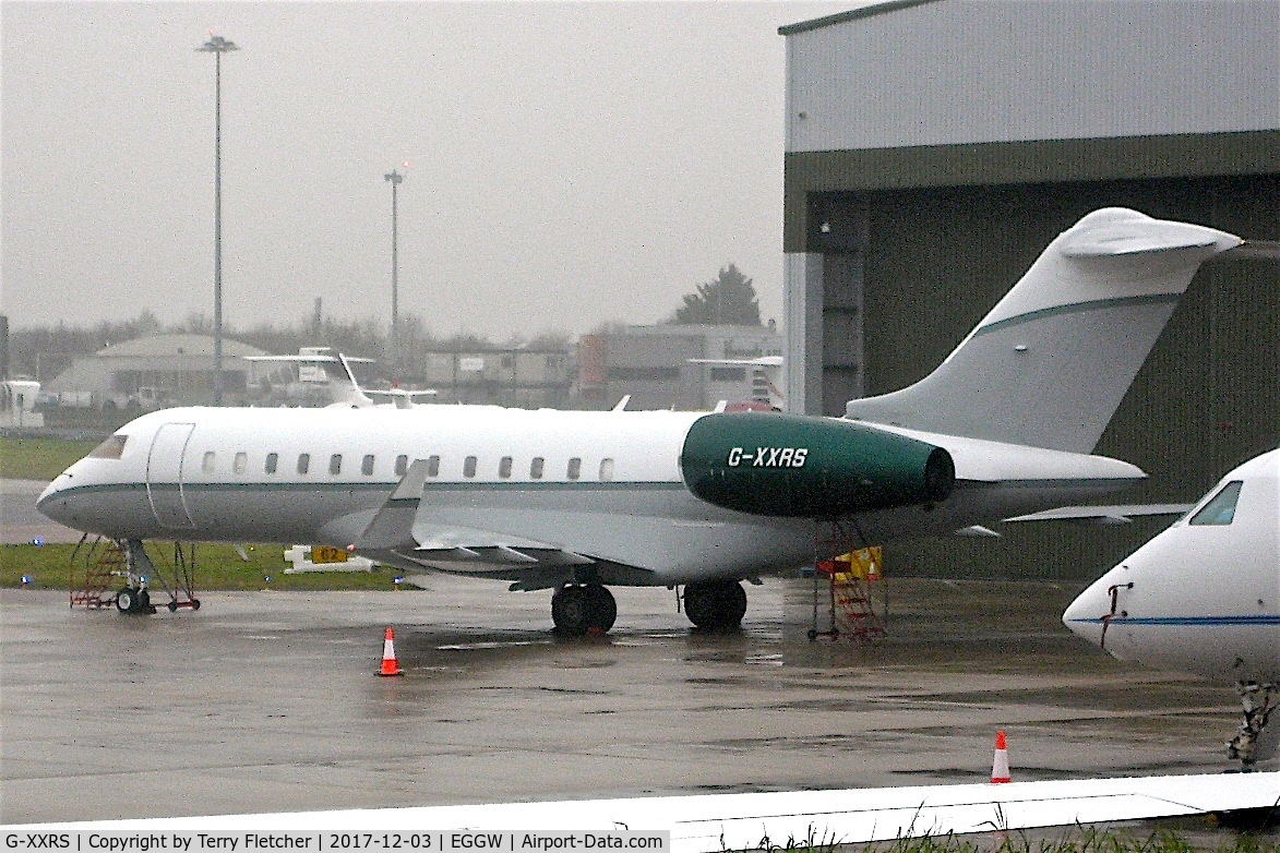 G-XXRS, 2004 Bombardier BD-700-1A10 Global Express C/N 9169, At London-Luton Airport