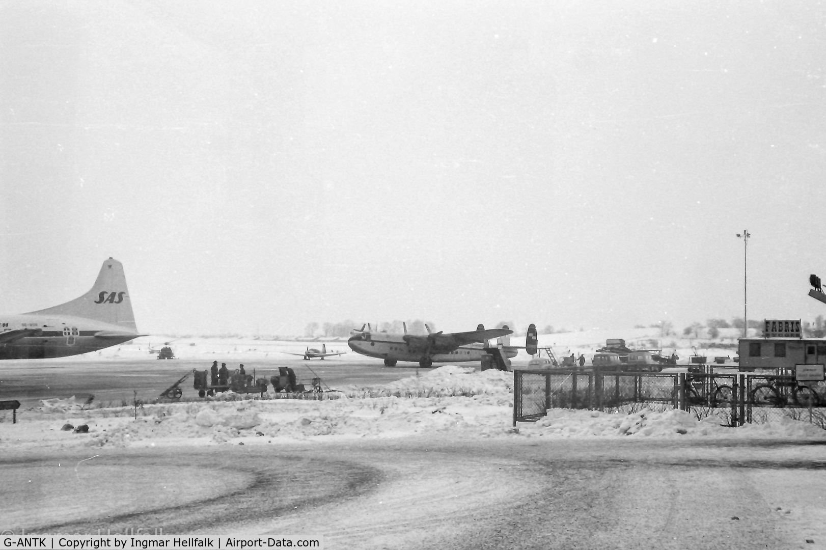 G-ANTK, 1946 Avro 685 YORK C1 C/N MW232, G-ANTK at Bulltofta Airport (Malmoe,Sweden) early 60-ies. This photo prior the previously from takeoff!