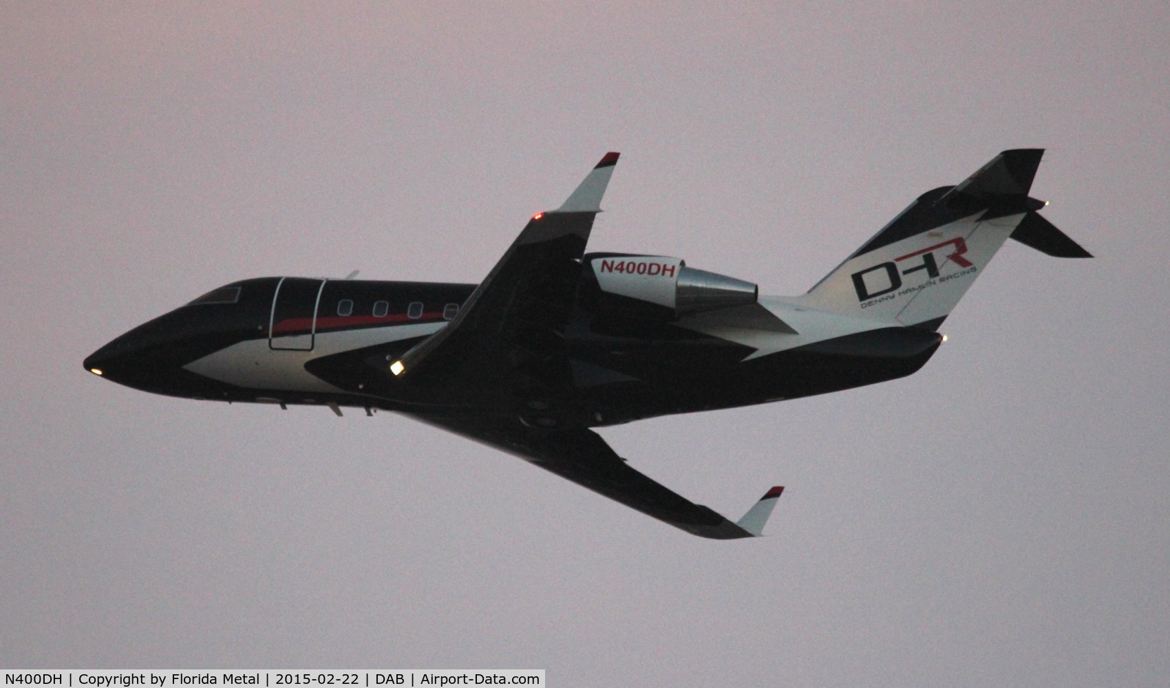 N400DH, 1989 Canadair 601-3A Challenger (CL-600-2B16) C/N 5036, Denny Hamlin