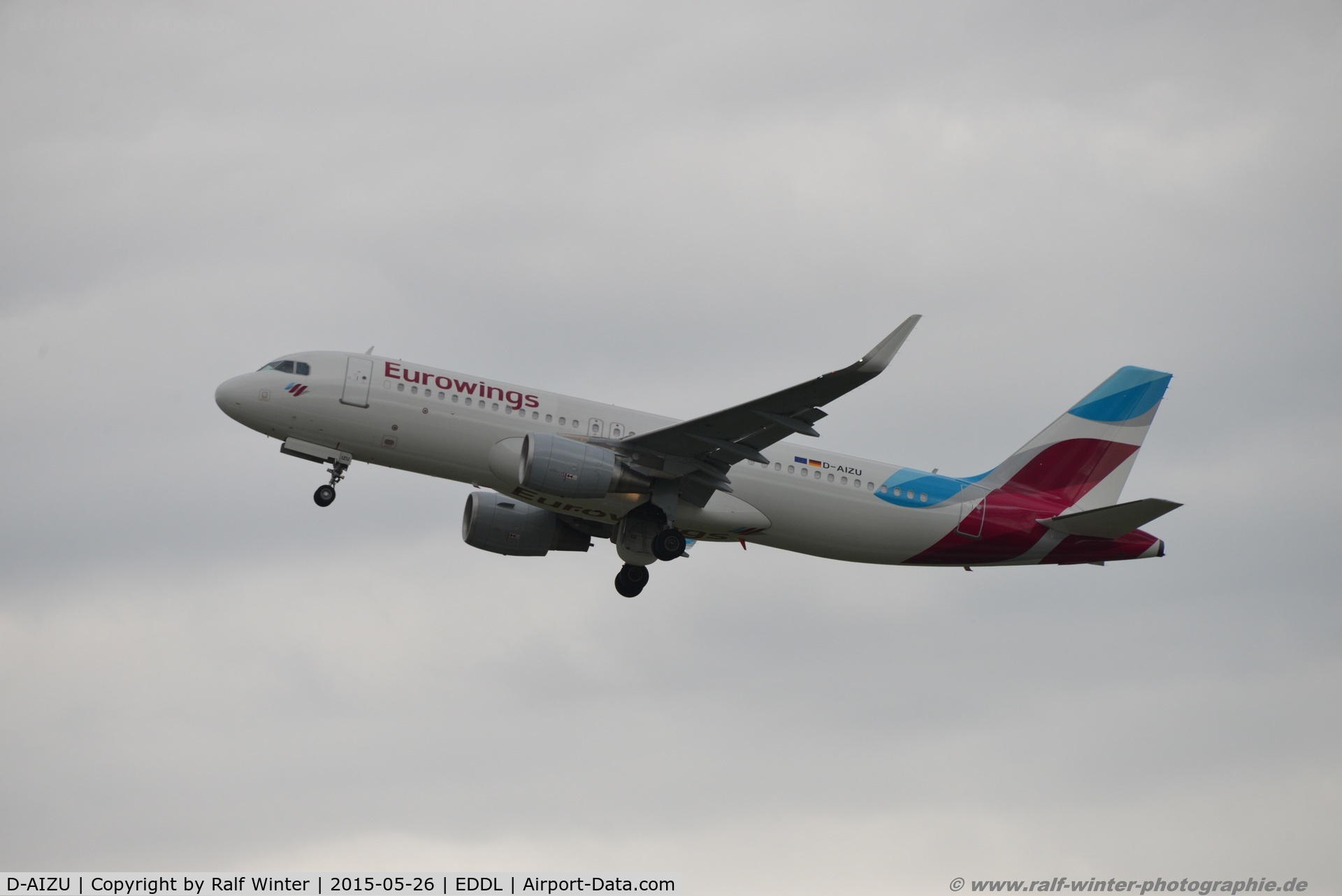 D-AIZU, 2013 Airbus A320-214 C/N 5635, Airbus A320-214(W) - EW EWG Eurowings ex Lufthansa - 5635 - D-AIZU - 26.05.2015 - DUS