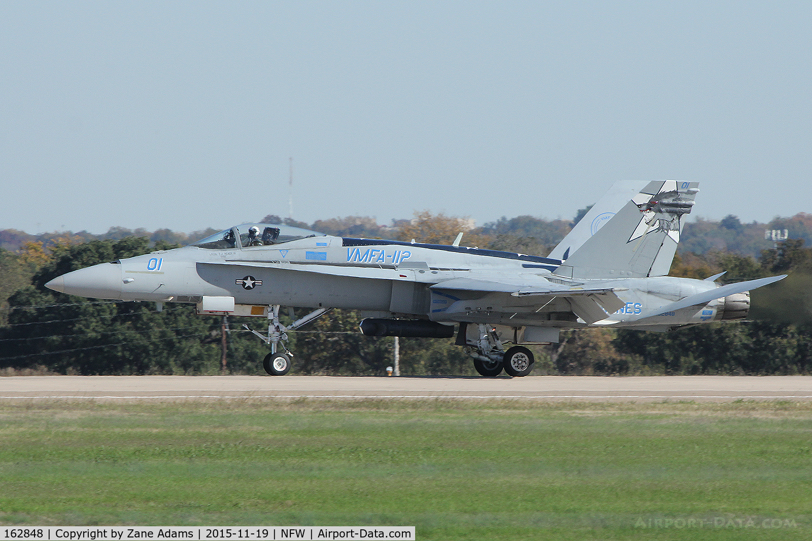 162848, McDonnell Douglas F/A-18A++ Hornet C/N 374/A313, At NAS Fort Worth