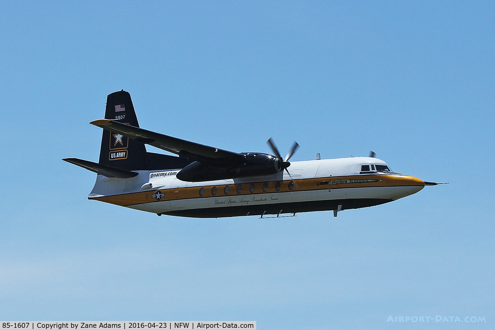85-1607, 1983 Fokker C-31A (F27-400M) Troopship C/N 10653, At the 2016 Airpower Expo - NAS Fort Worth