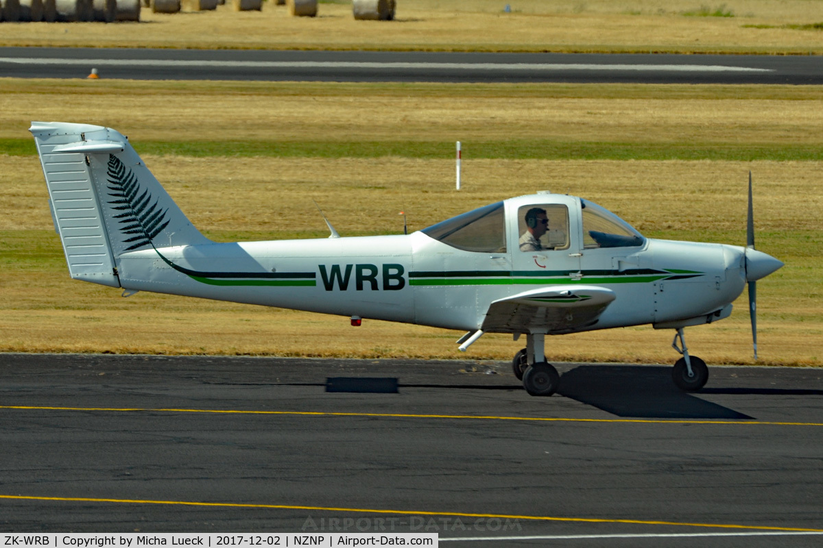 ZK-WRB, Piper PA-38-112 Tomahawk Tomahawk C/N 38-79A0911, At New Plymouth