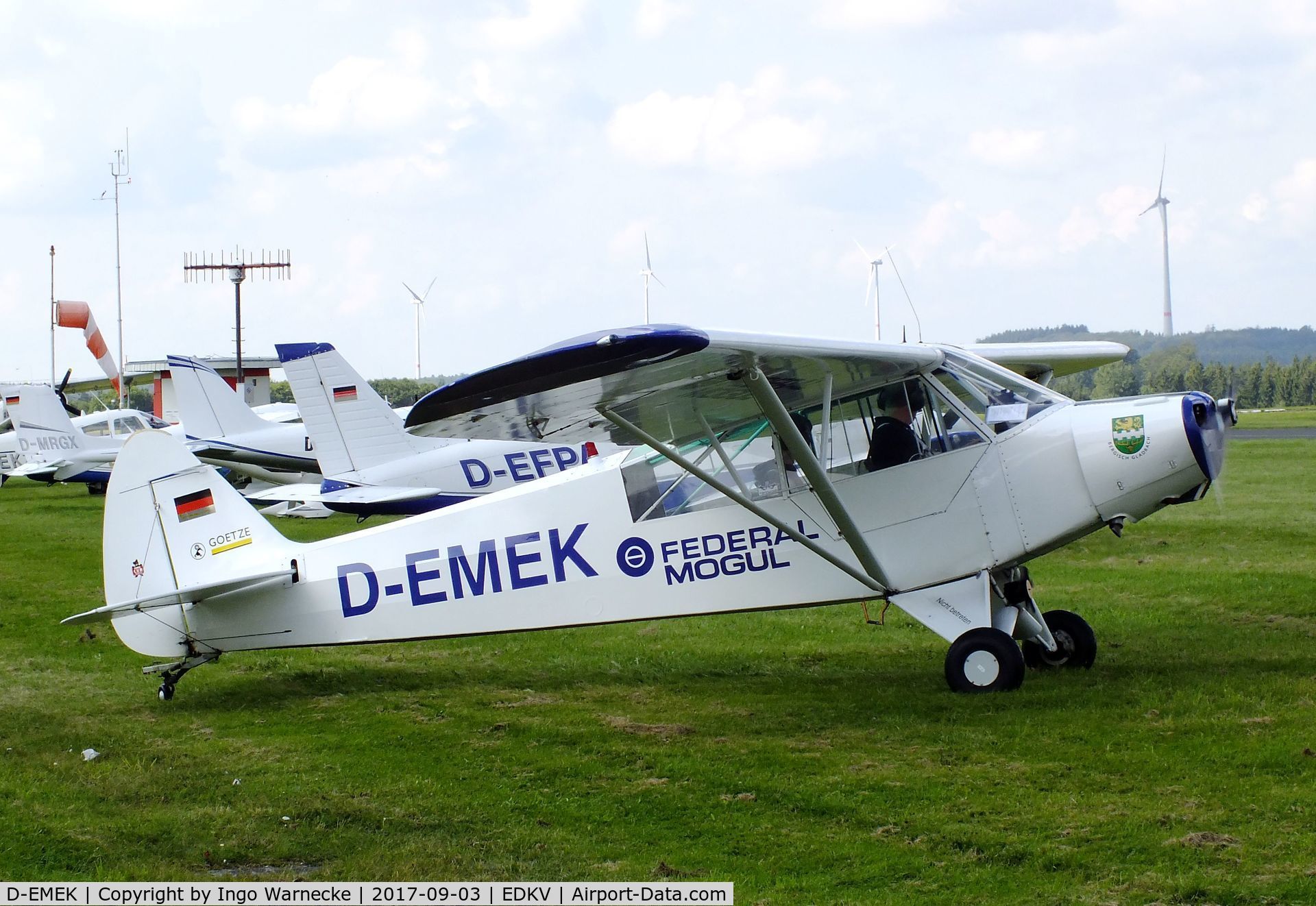 D-EMEK, 1954 Piper L-18C Super Cub (PA-18-95) C/N 18-3433, Piper PA-18-90 Super Cub at the Dahlemer Binz 60th jubilee airfield display