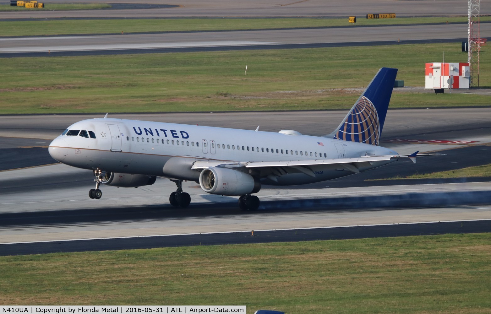 N410UA, 1994 Airbus A320-232 C/N 463, United