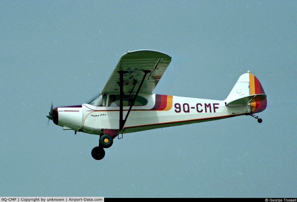 9Q-CMF, Piper PA-12 Super Cruiser C/N 12-1449, approach Diest , belgium