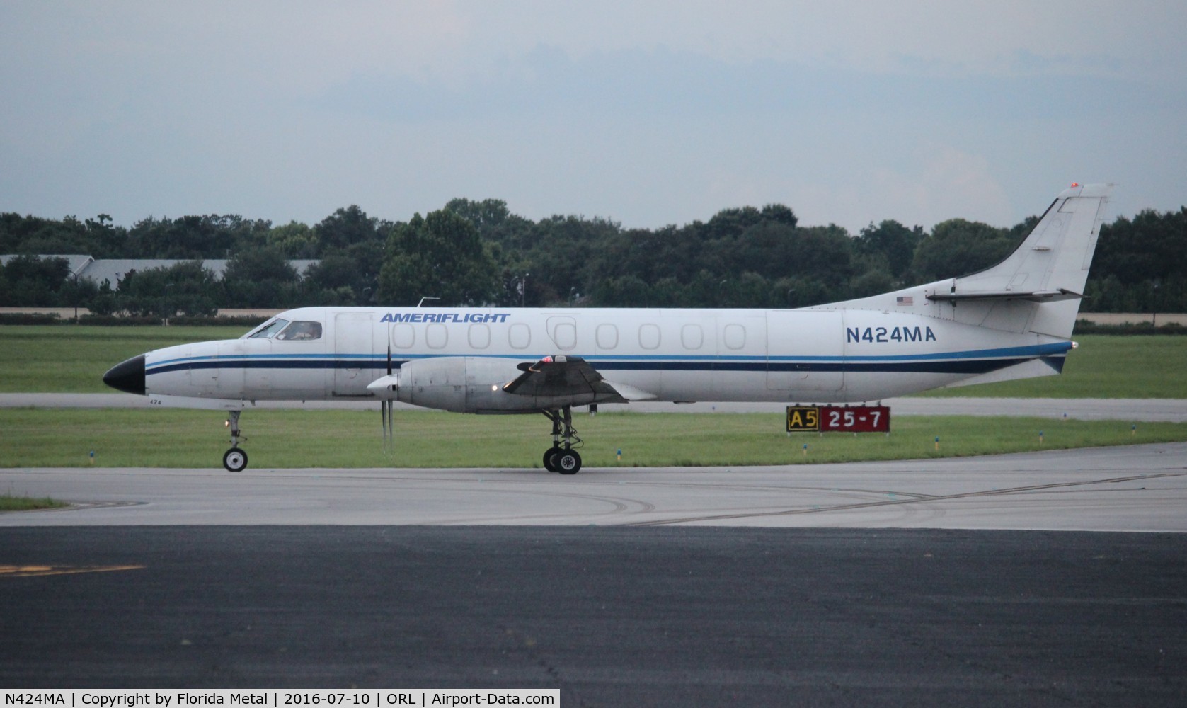 N424MA, 1986 Fairchild SA-227AC Metro III C/N AC-639, Ameriflight