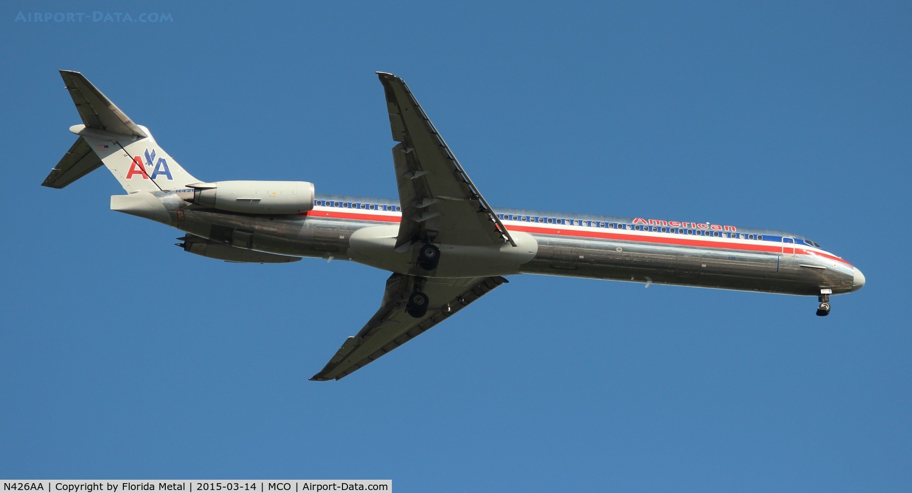 N426AA, 1986 McDonnell Douglas MD-82 (DC-9-82) C/N 49338, American