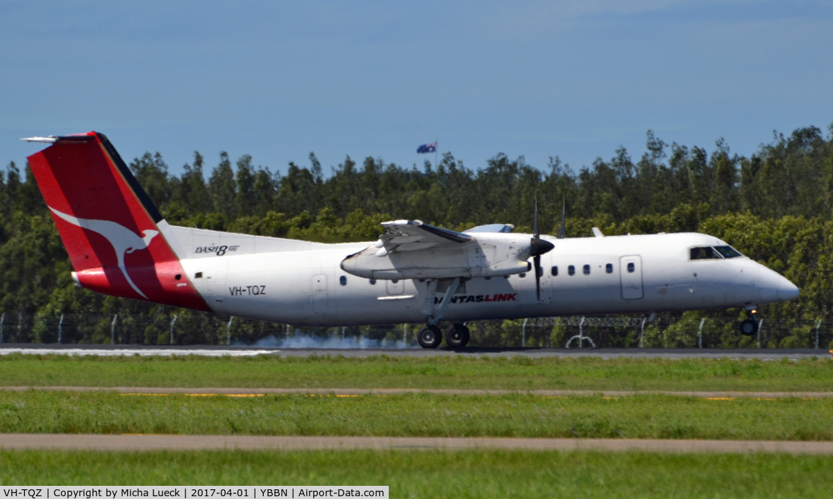 VH-TQZ, 2000 De Havilland Canada DHC-8-315Q Dash 8 C/N 555, At Brisbane