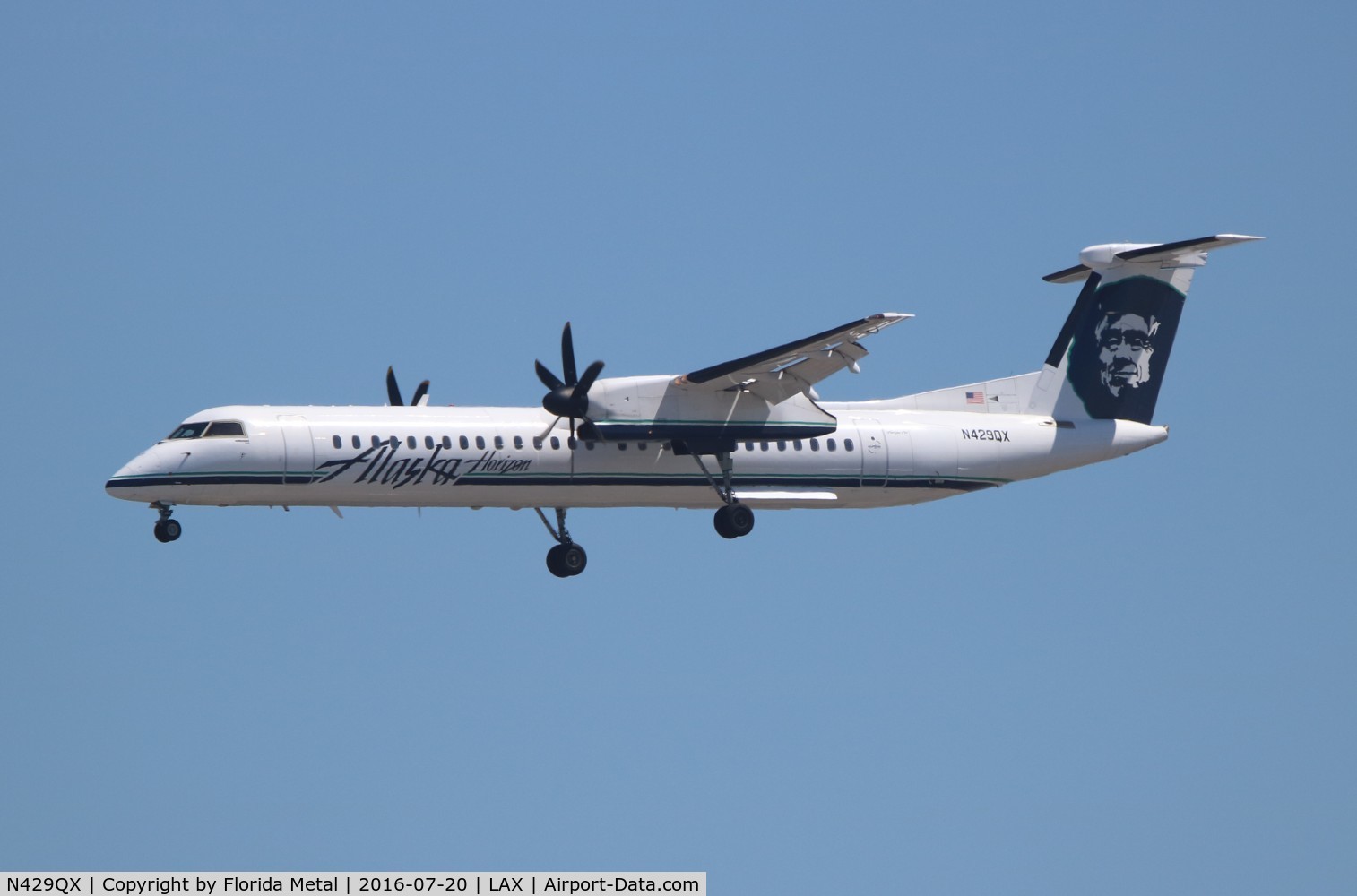 N429QX, 2007 De Havilland Canada DHC-8-402 Dash 8 C/N 4161, Alaska