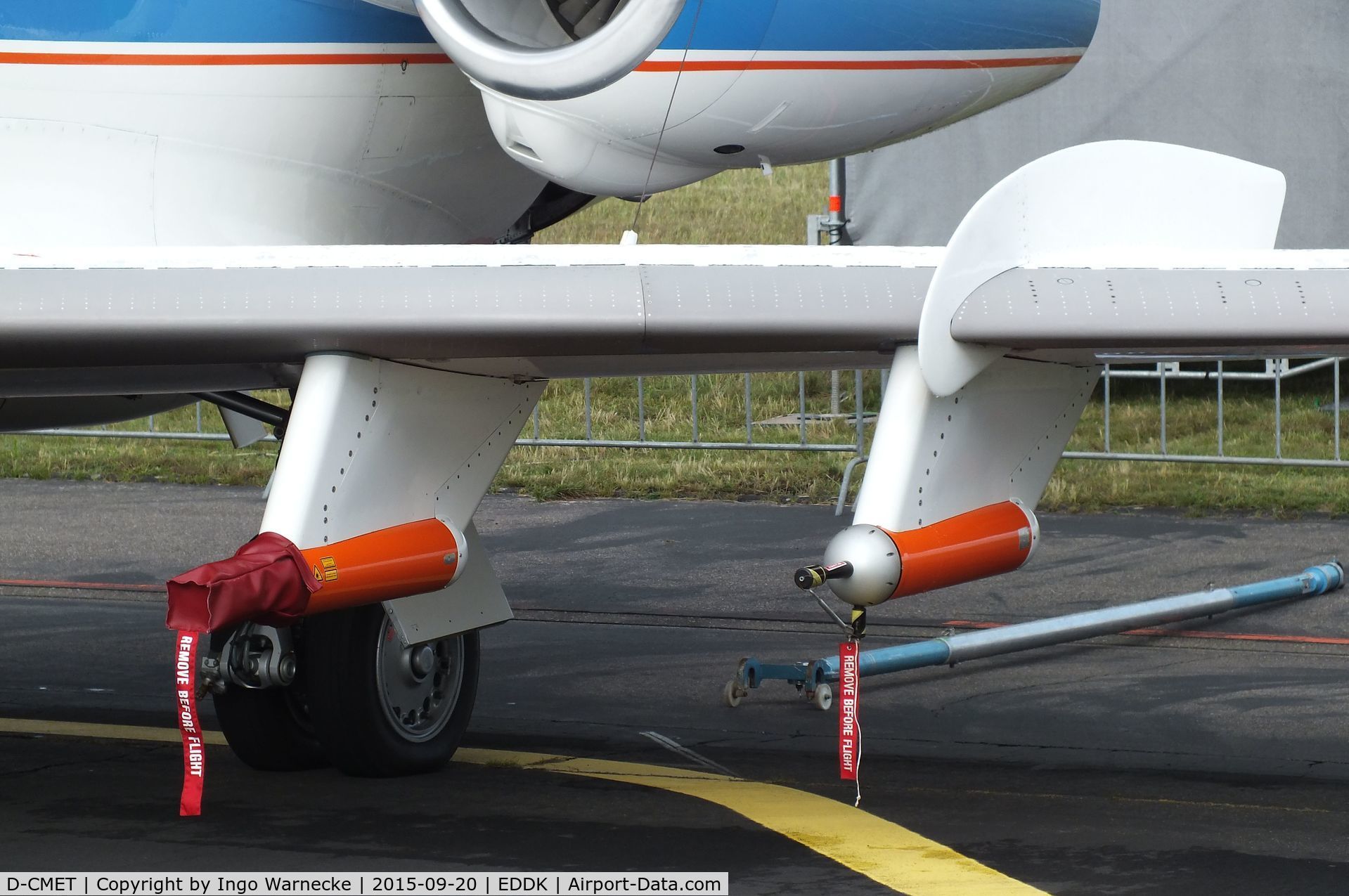 D-CMET, 1976 Dassault Falcon (Mystere) 20E-5 C/N 329, Dassault Falcon 20E-5 research aircraft of DLR at the DLR 2015 air and space day on the side of Cologne airport