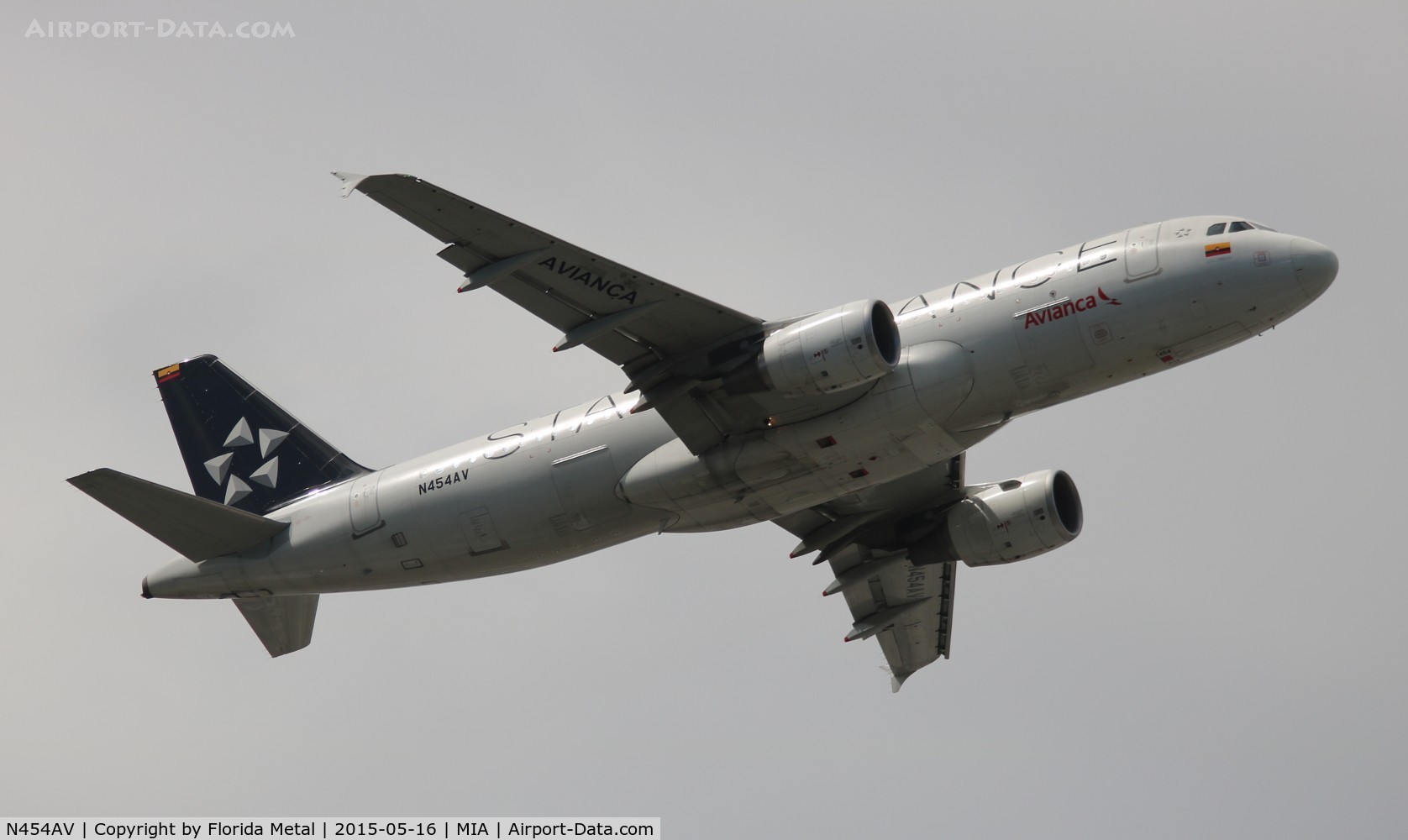 N454AV, 2013 Airbus A320-214 C/N 5454, Avianca