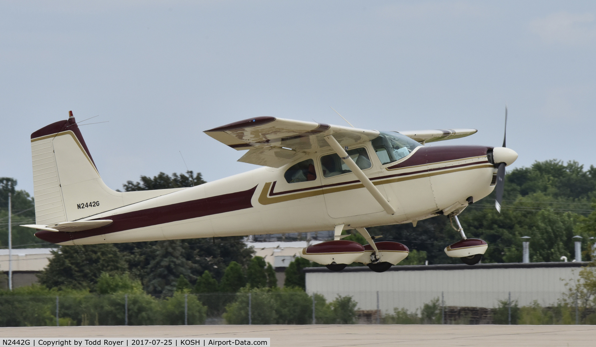 N2442G, 1959 Cessna 182B Skylane C/N 51742, Airventure 2017