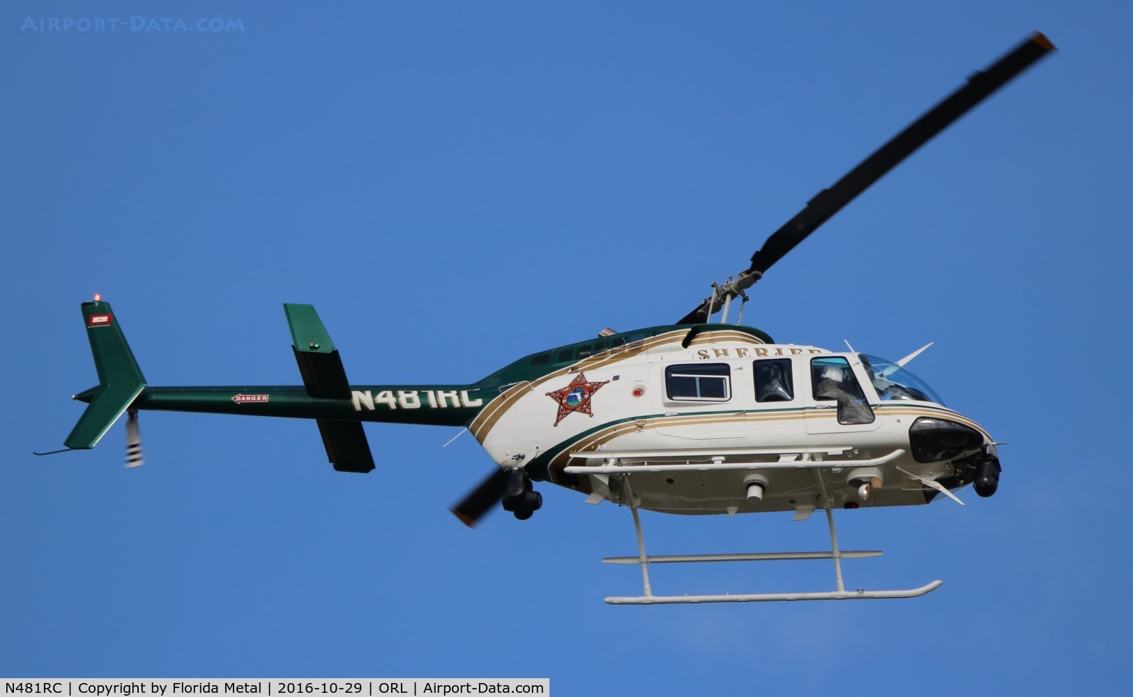 N481RC, 2015 Bell 206L-4 LongRanger IV LongRanger C/N 52481, Orange County Sheriff