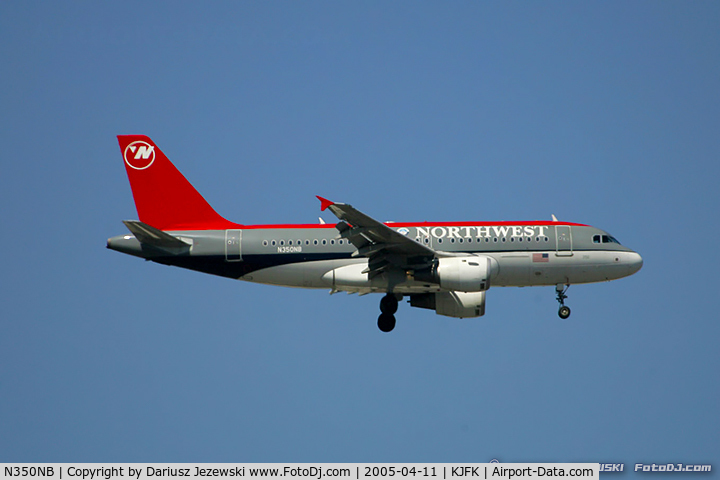 N350NB, 2002 Airbus A319-114 C/N 1819, Airbus A319-114 - Northwest Airlines  C/N 1819, N350NB