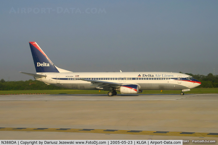 N388DA, 2000 Boeing 737-832 C/N 30375, Boeing 737-832 - Delta Air Lines  C/N 30375, N388DA