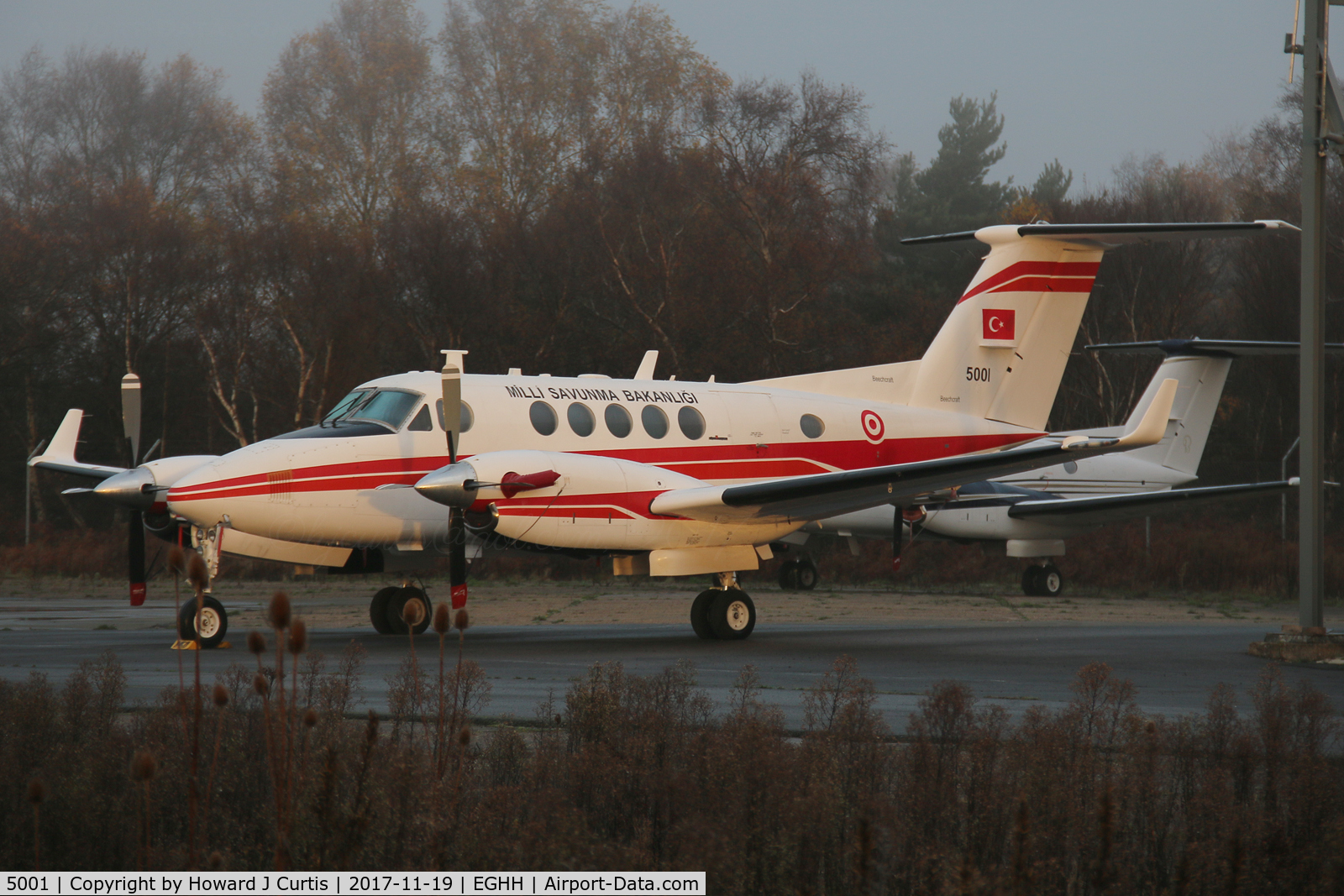 5001, 1990 Beechcraft B200 Super King Air C/N BB-1375, A very exotic visitor