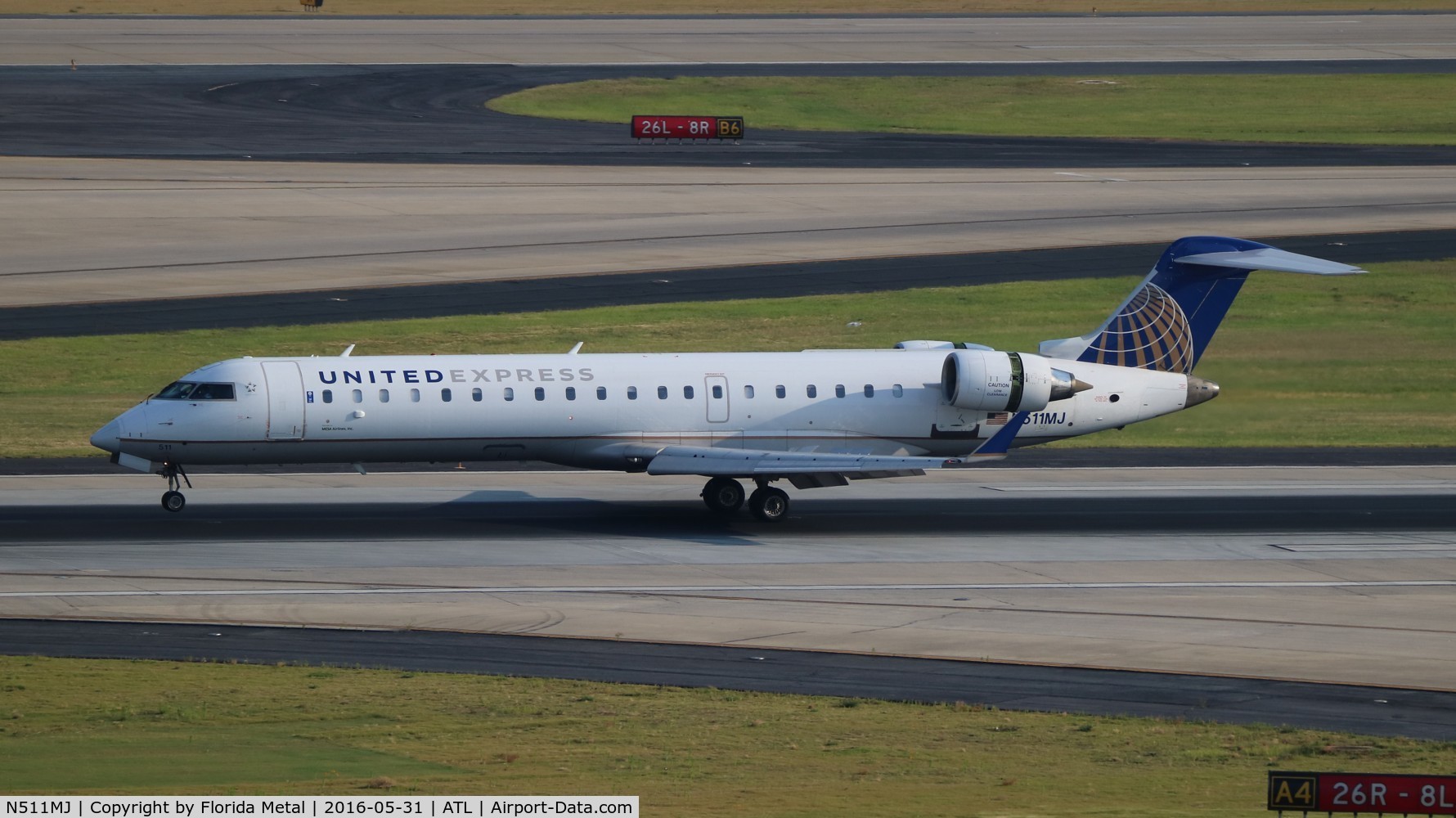 N511MJ, 2003 Bombardier CRJ-700 (CL-600-2C10) Regional Jet C/N 10104, United Express