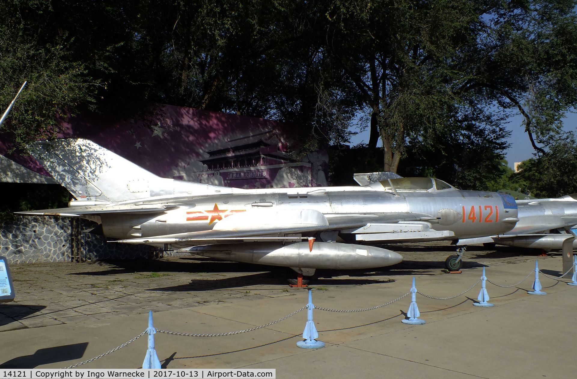 14121, Shenyang J-6B C/N 650640, Shenyang J-6B (chinese version similar to MiG-19PM) FARMER-D at the China Aviation Museum Datangshan