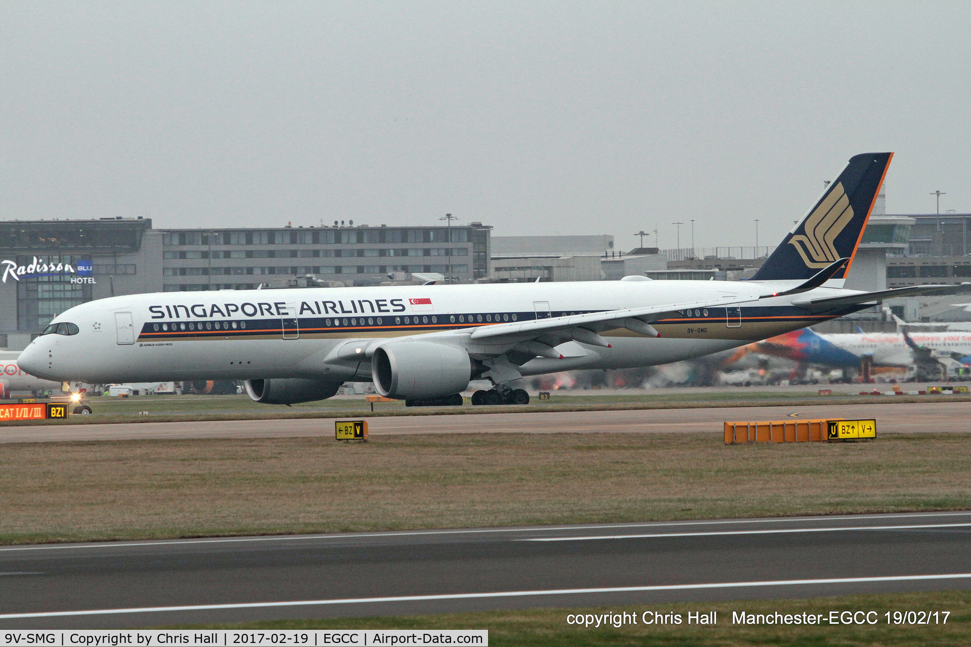 9V-SMG, 2016 Airbus A350-941 C/N 062, Singapore Airlines