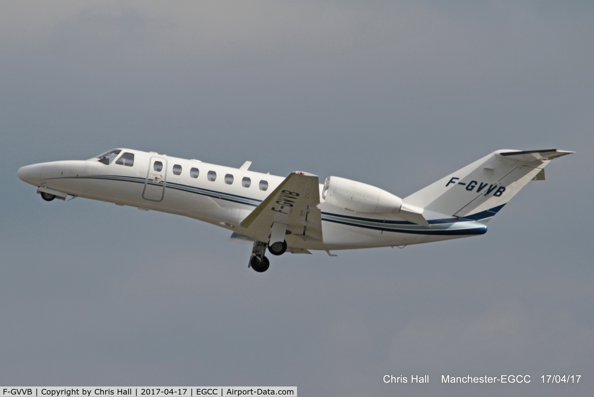 F-GVVB, 2008 Cessna 525B CitationJet CJ3 C/N 525B-0300, Evolem Aviation