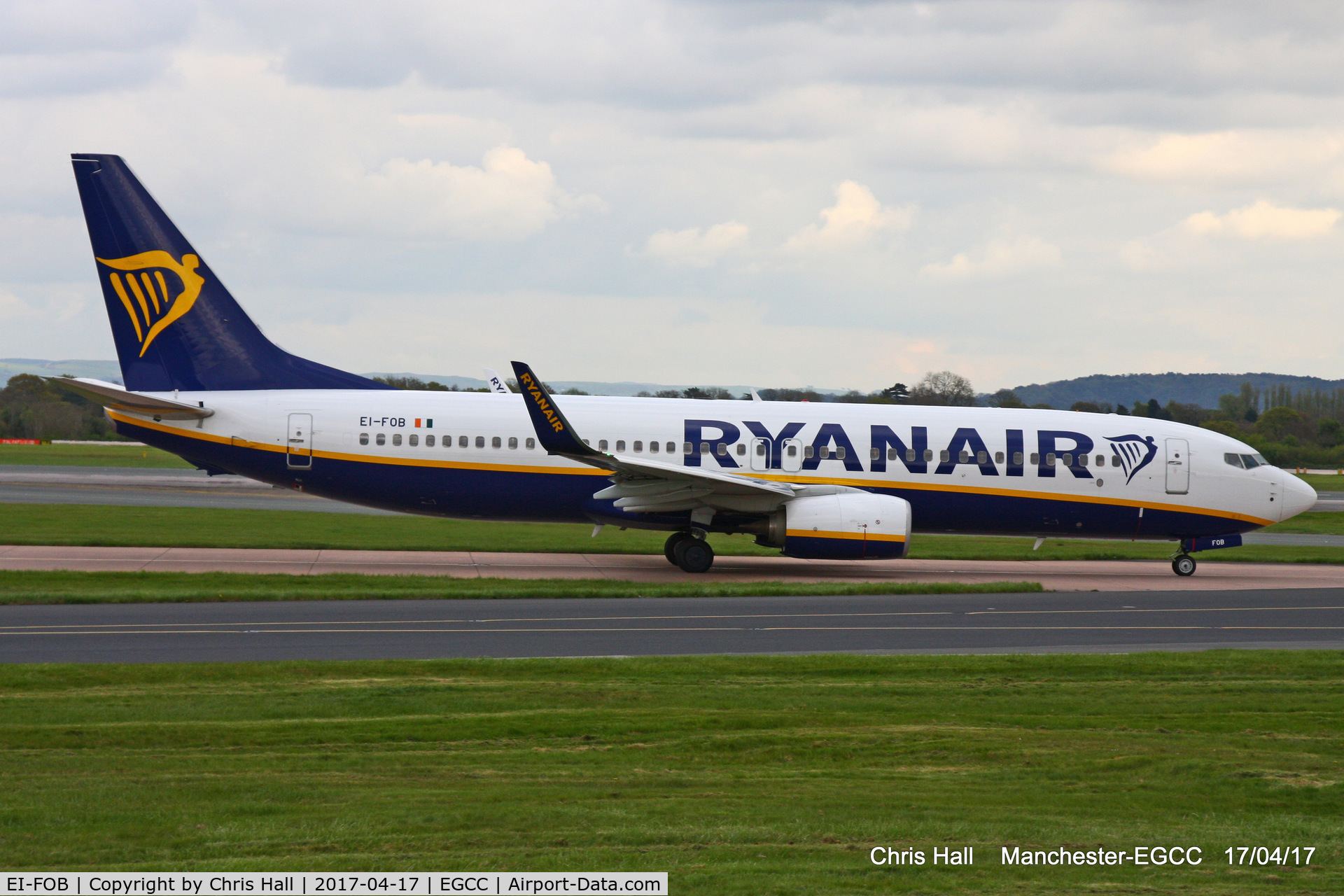 EI-FOB, 2015 Boeing 737-8AS C/N 44710, Ryanair
