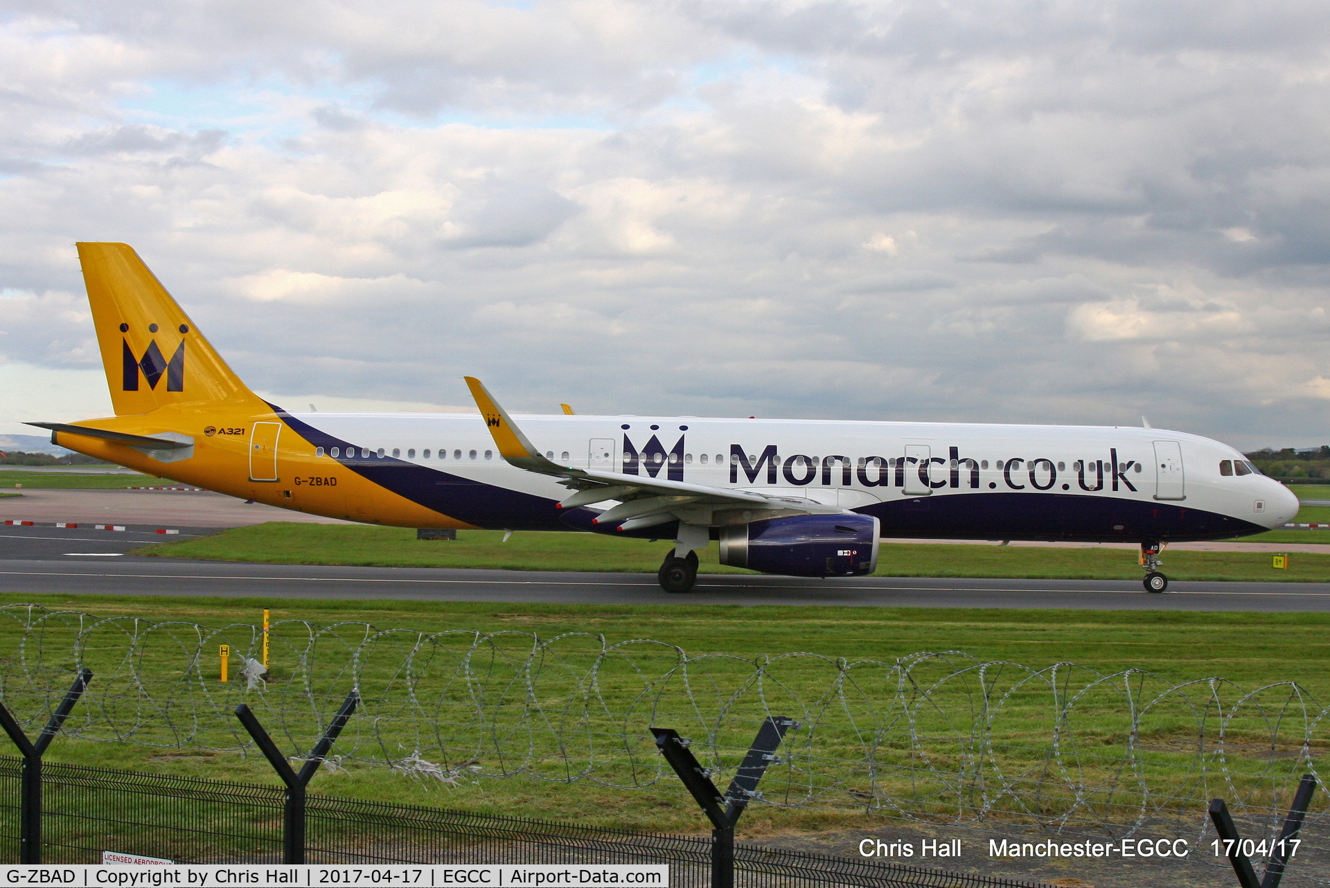 G-ZBAD, 2013 Airbus A321-231 C/N 5582, Monarch