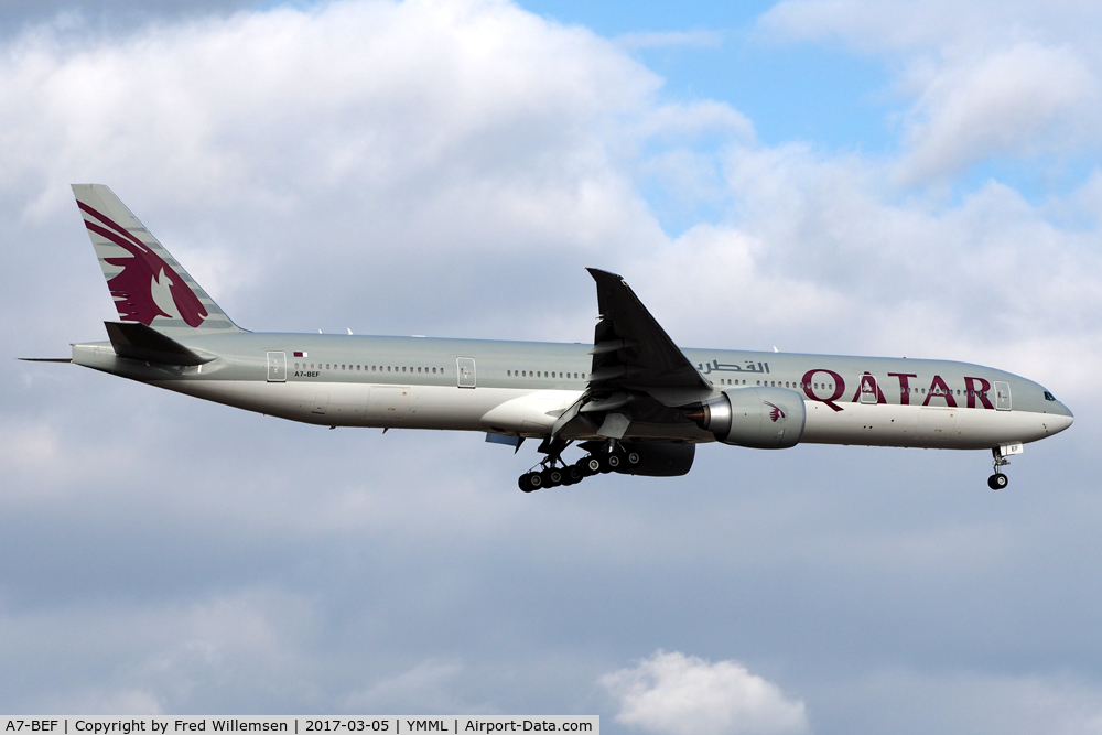 A7-BEF, 2015 Boeing 777-3DZ/ER C/N 60332, Qatar