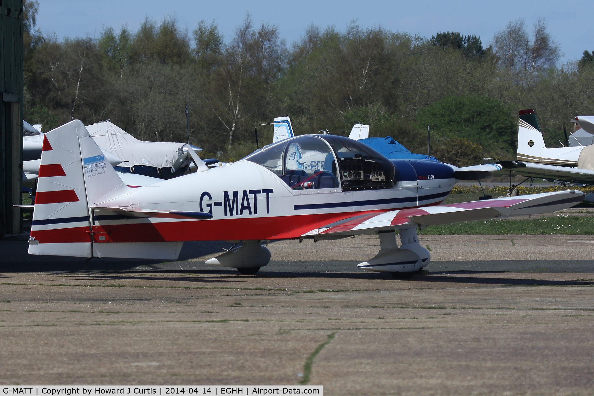 G-MATT, 1976 Robin R-2160 Alpha Sport C/N 97, Operated by Bournemouth Flying Club