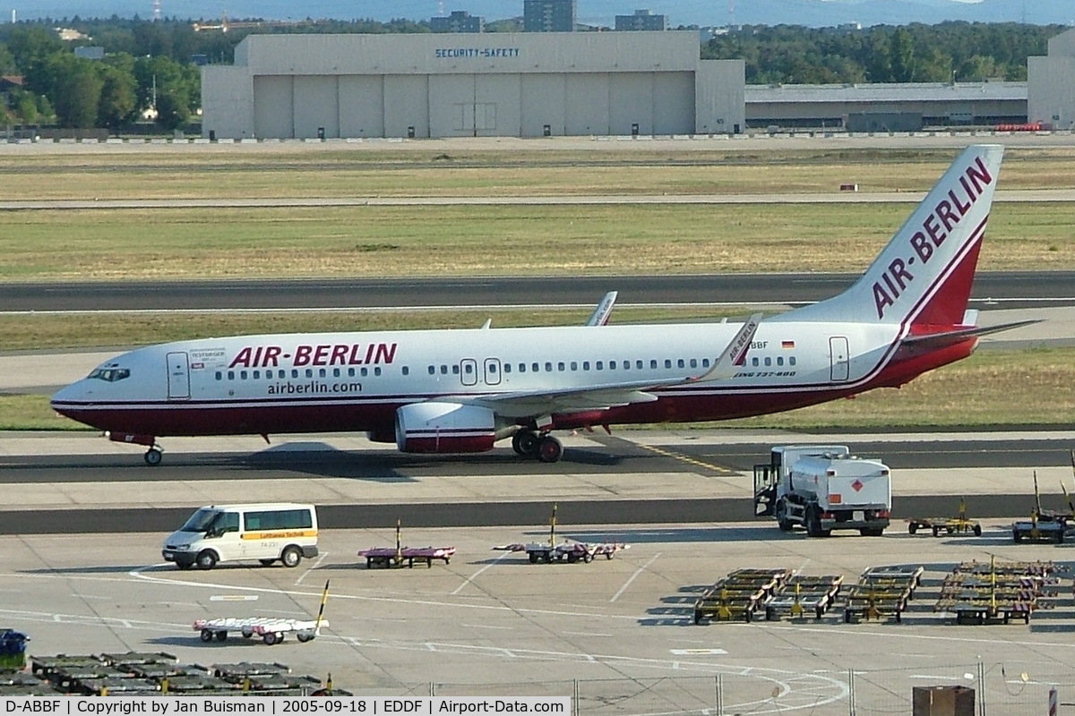 D-ABBF, 2002 Boeing 737-86J C/N 32917, Air Berlin, current N917XA Xtra Airways