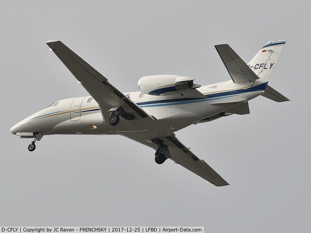 D-CFLY, 2009 Cessna 560 Citation XLS+ C/N 560-6014, Air Hamburg landing runway 23