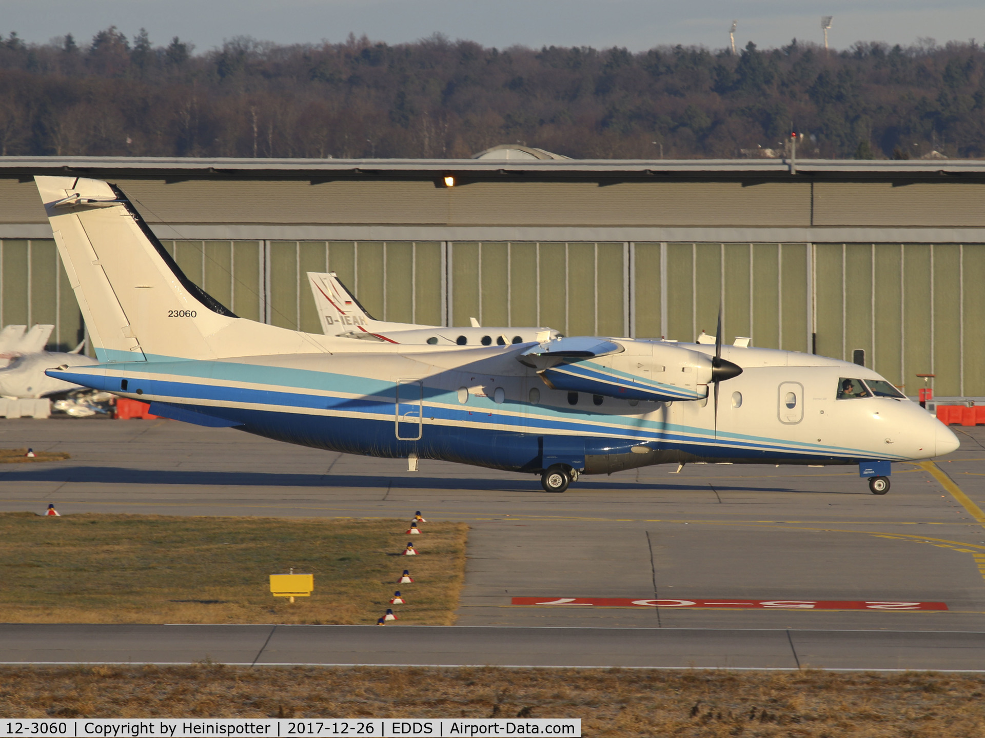 12-3060, 1995 Dornier C-146A Wolfhound (Do328-110) C/N 3060, 12-3060 at Stuttgart Airport.