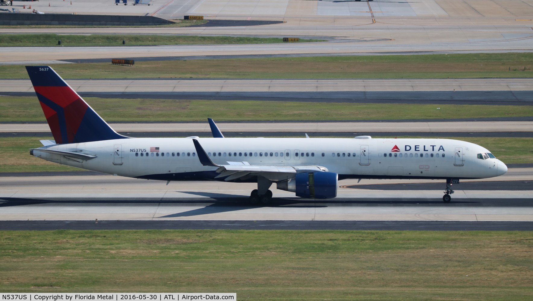 N537US, 1996 Boeing 757-251 C/N 26484, Delta