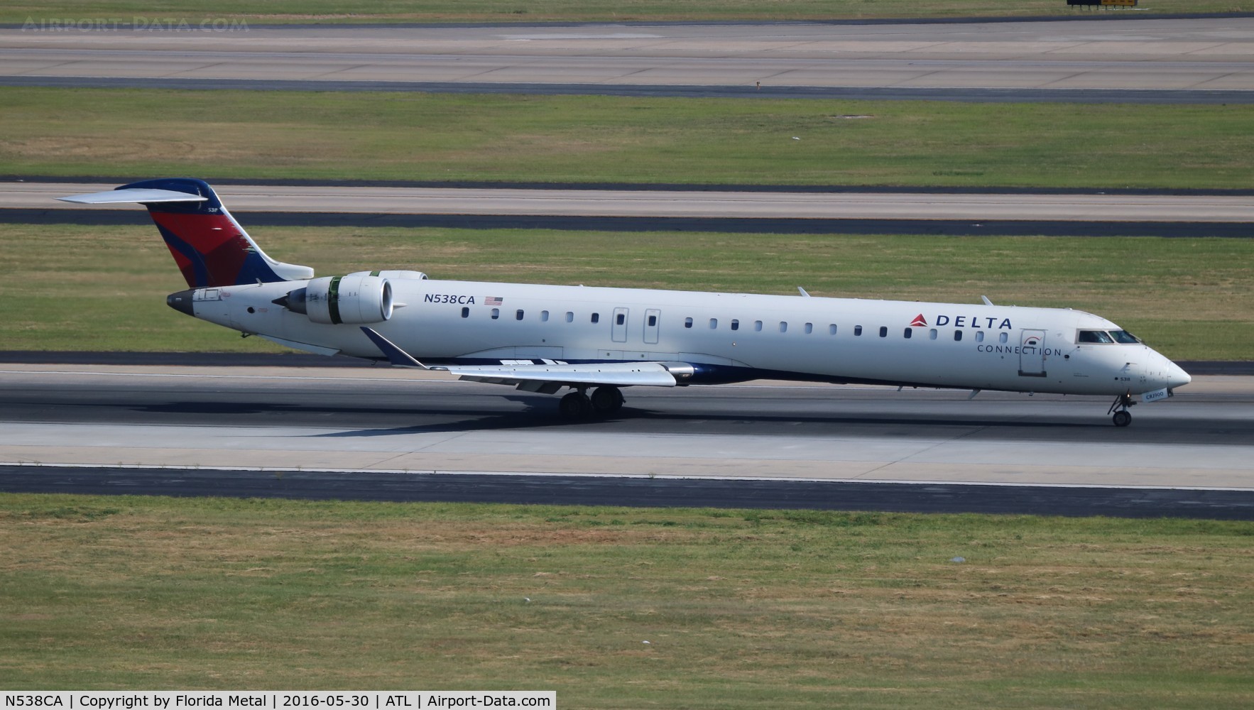 N538CA, 2008 Bombardier CRJ-900ER (CL-600-2D24) C/N 15157, Delta Connection