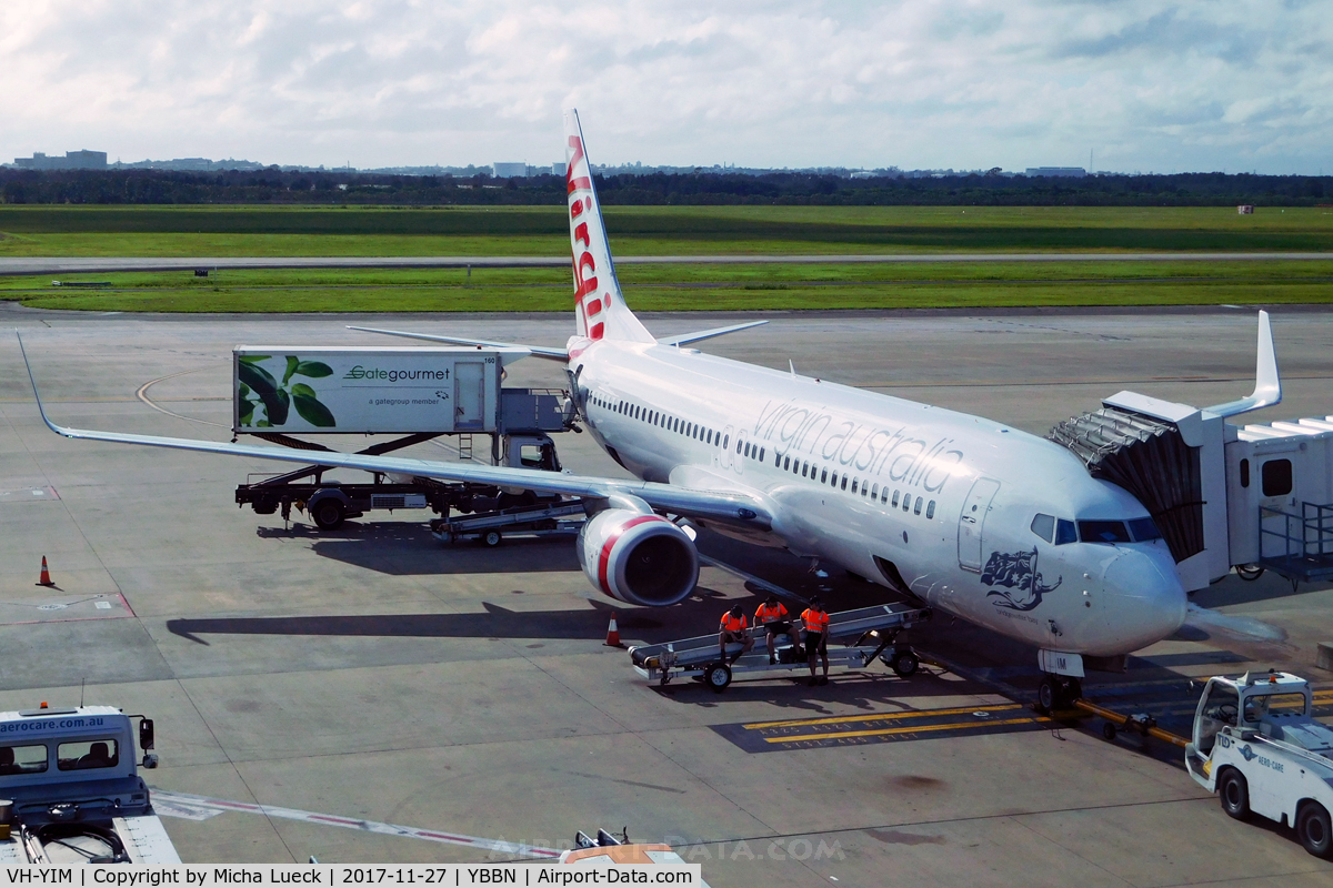 VH-YIM, 2012 Boeing 737-8FE C/N 38716, At Brisbane