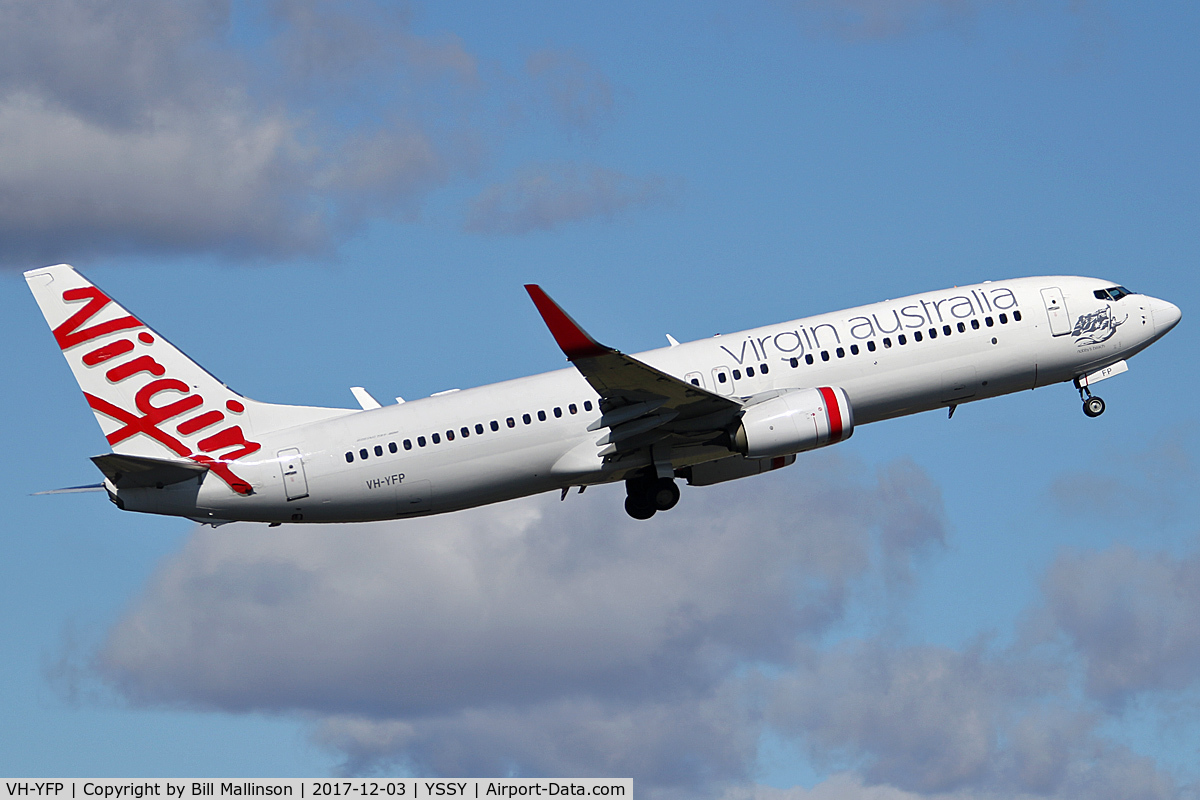 VH-YFP, 2013 Boeing 737-8FE C/N 41011, AWAY FROM 34L