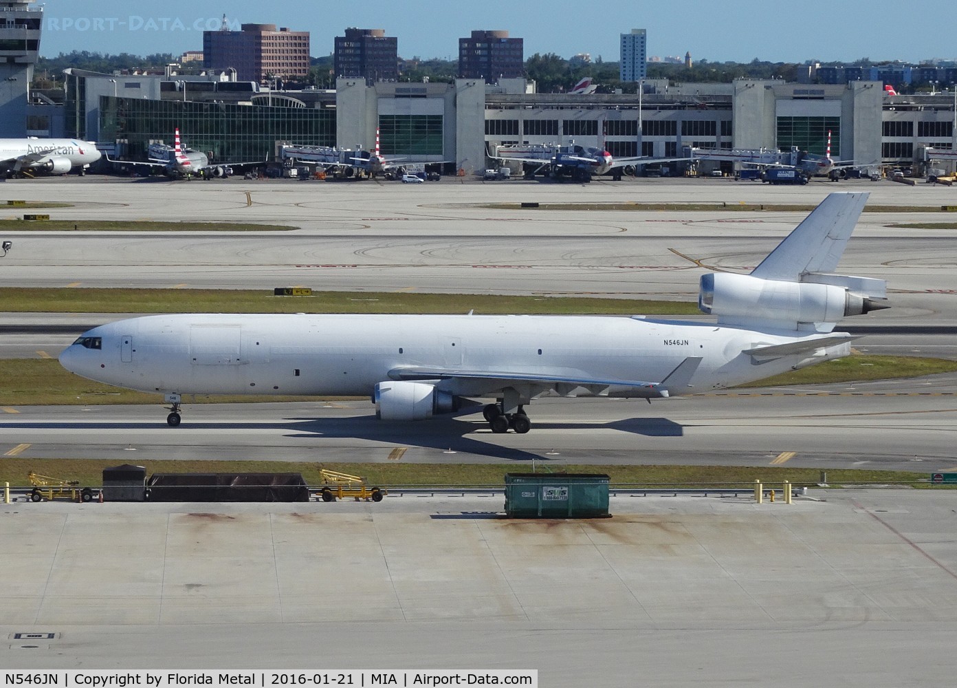 N546JN, 1995 McDonnell Douglas MD-11F C/N 48546, Western Global