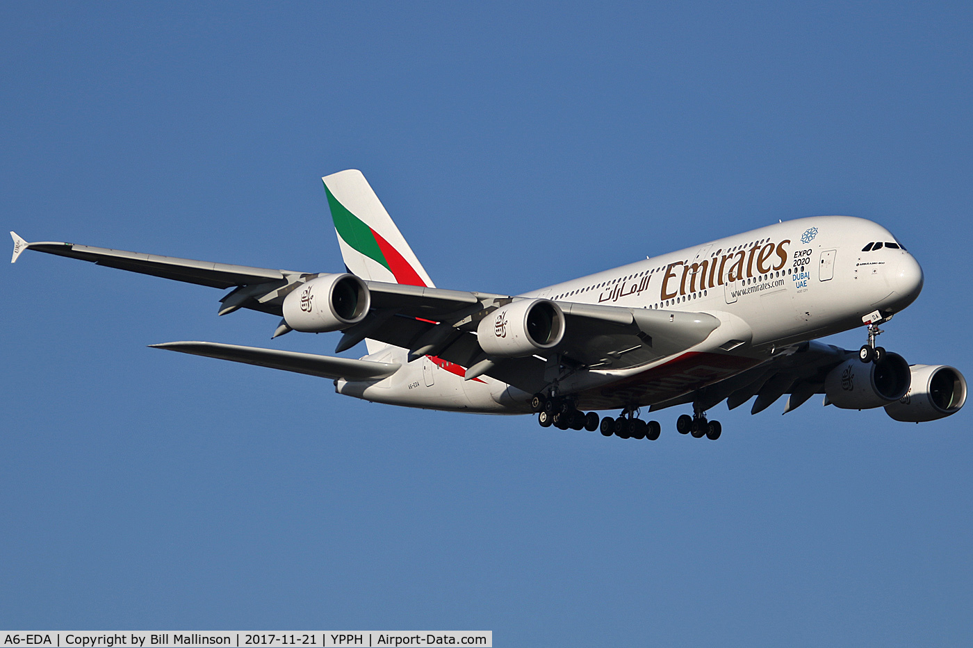 A6-EDA, 2007 Airbus A380-861 C/N 011, TO 21