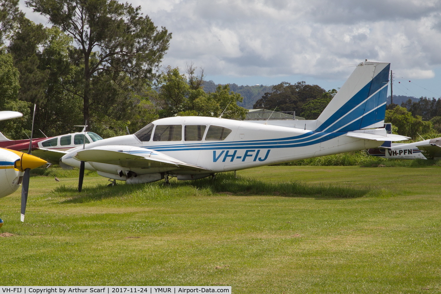 VH-FIJ, 1967 Piper PA-23-250 Aztec C C/N 27-3723, Murwillumbah NSW 2017