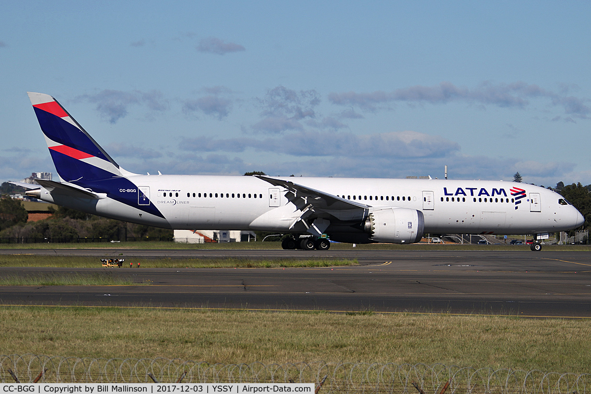 CC-BGG, 2015 Boeing 787-9 Dreamliner Dreamliner C/N 38461, IN FROM AKL