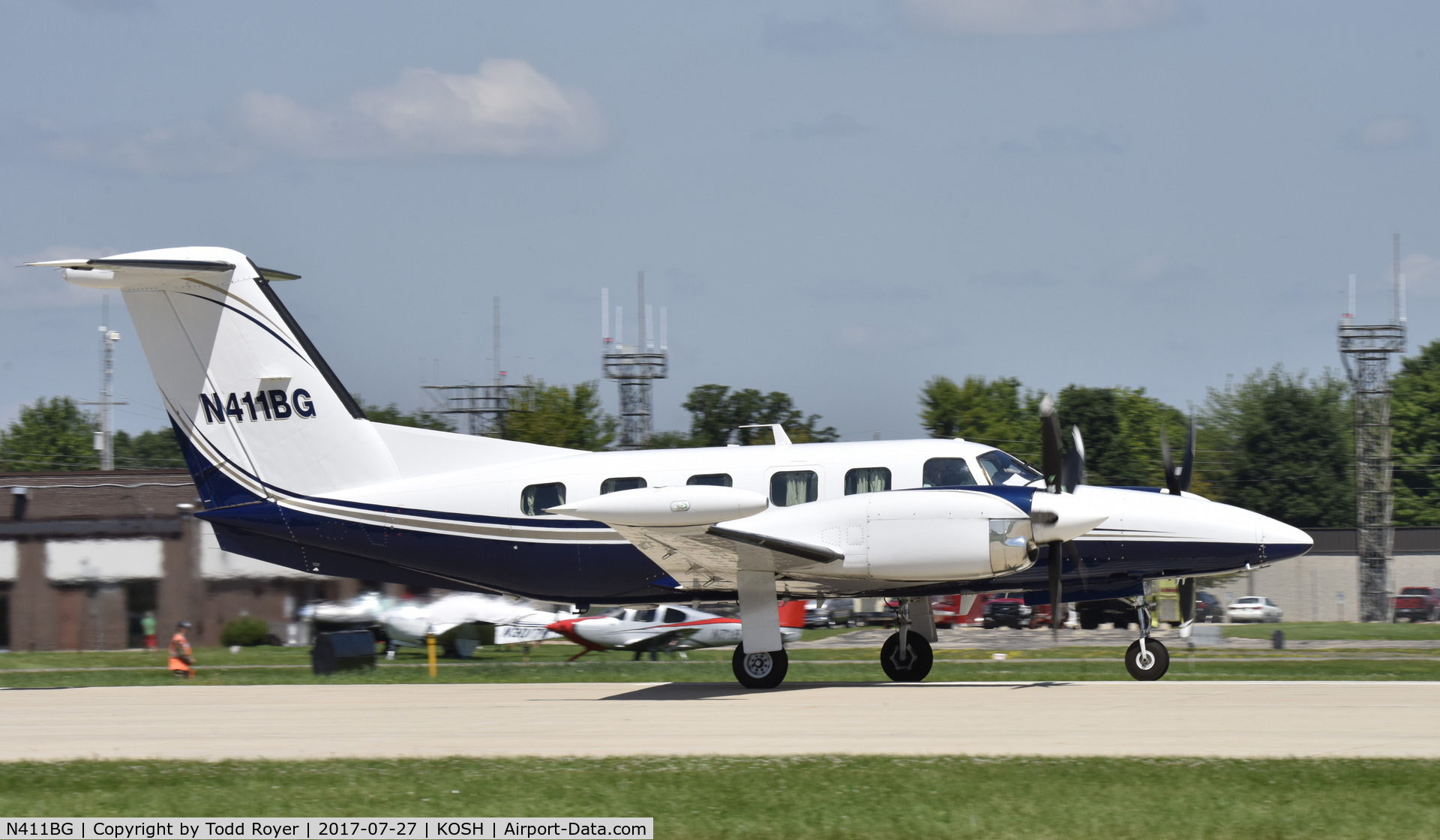 N411BG, 1984 Piper PA-42-1000 Cheyenne IV C/N 42-5527004, Airventure 2017