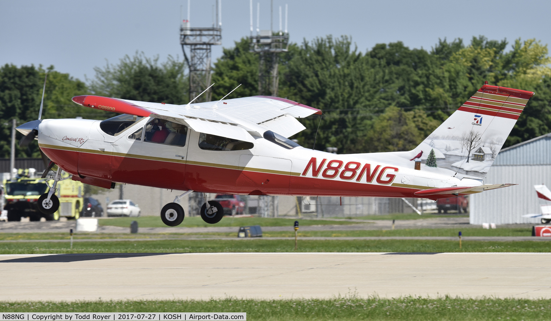 N88NG, 1977 Cessna 177RG Cardinal C/N 177RG1223, Airventure 2017