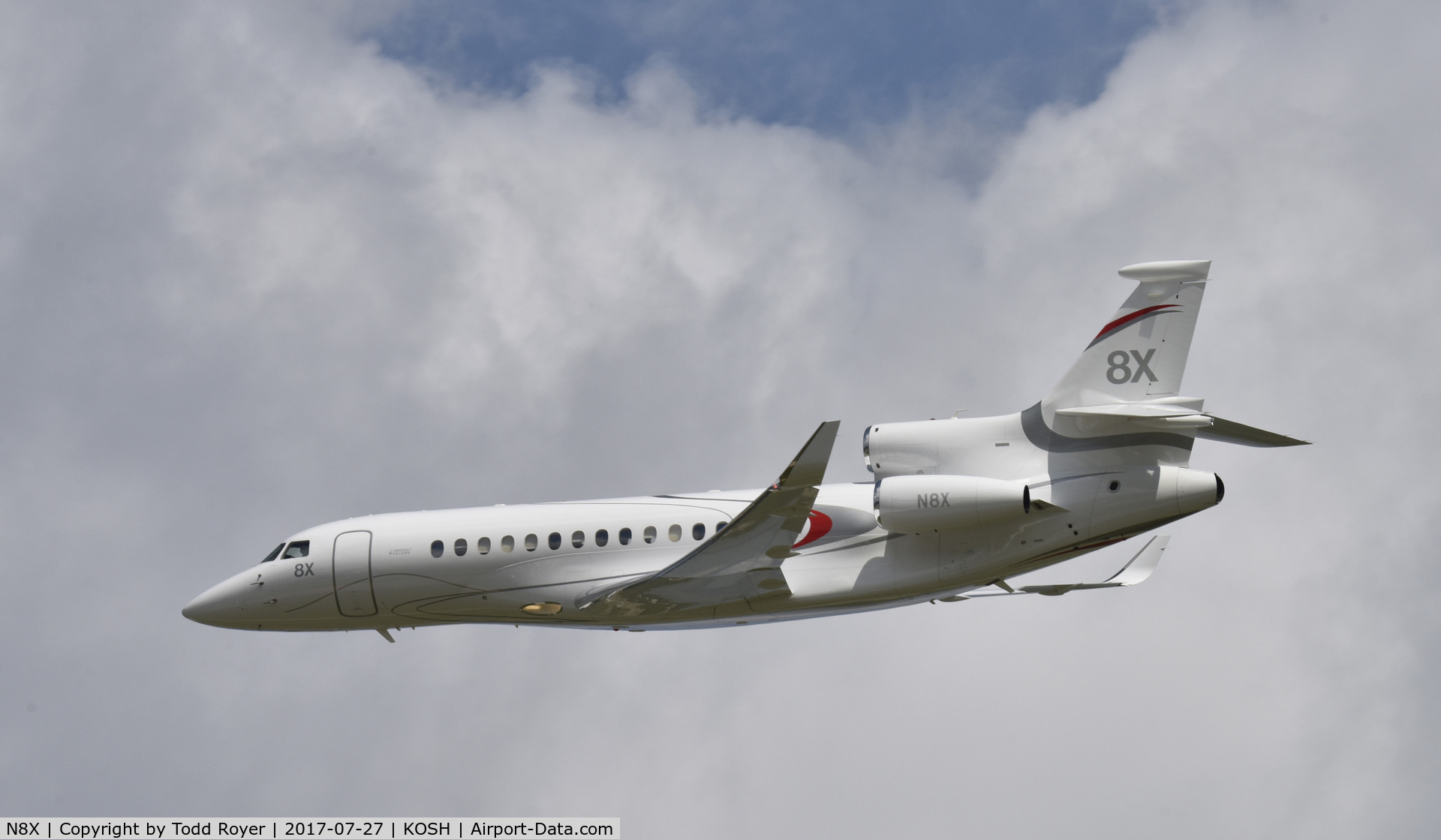 N8X, 2015 Dassault Falcon 8X C/N 403, Airventure 2017