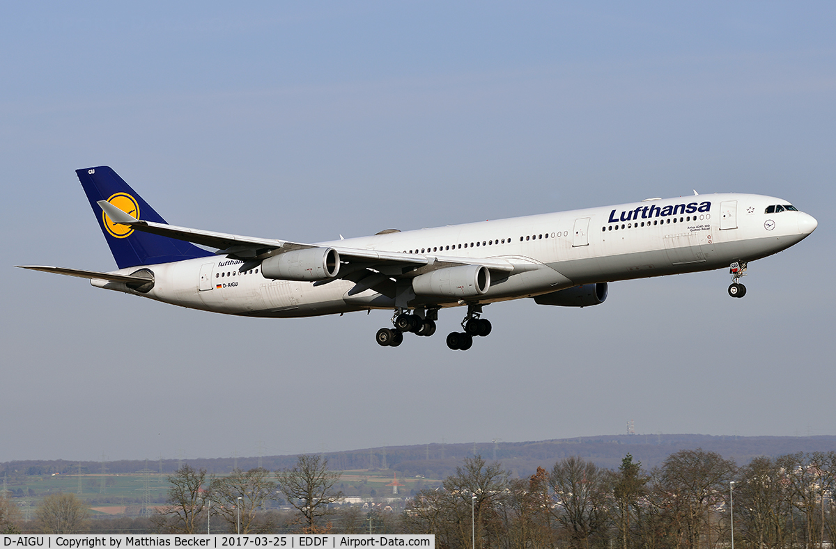 D-AIGU, 2000 Airbus A340-313 C/N 321, D-AIGU