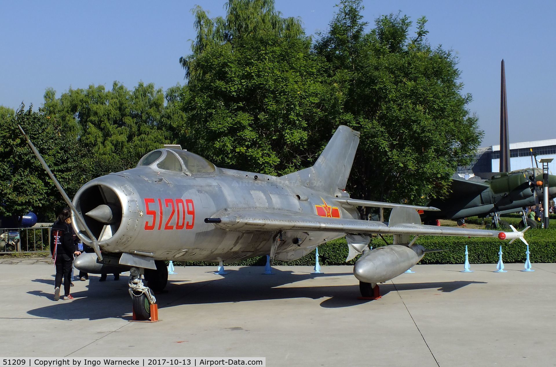 51209, Shenyang J-6 C/N 4947, Shenyang J-6 III (chinese version of the MiG-19 FARMER) at the China Aviation Museum Datangshan