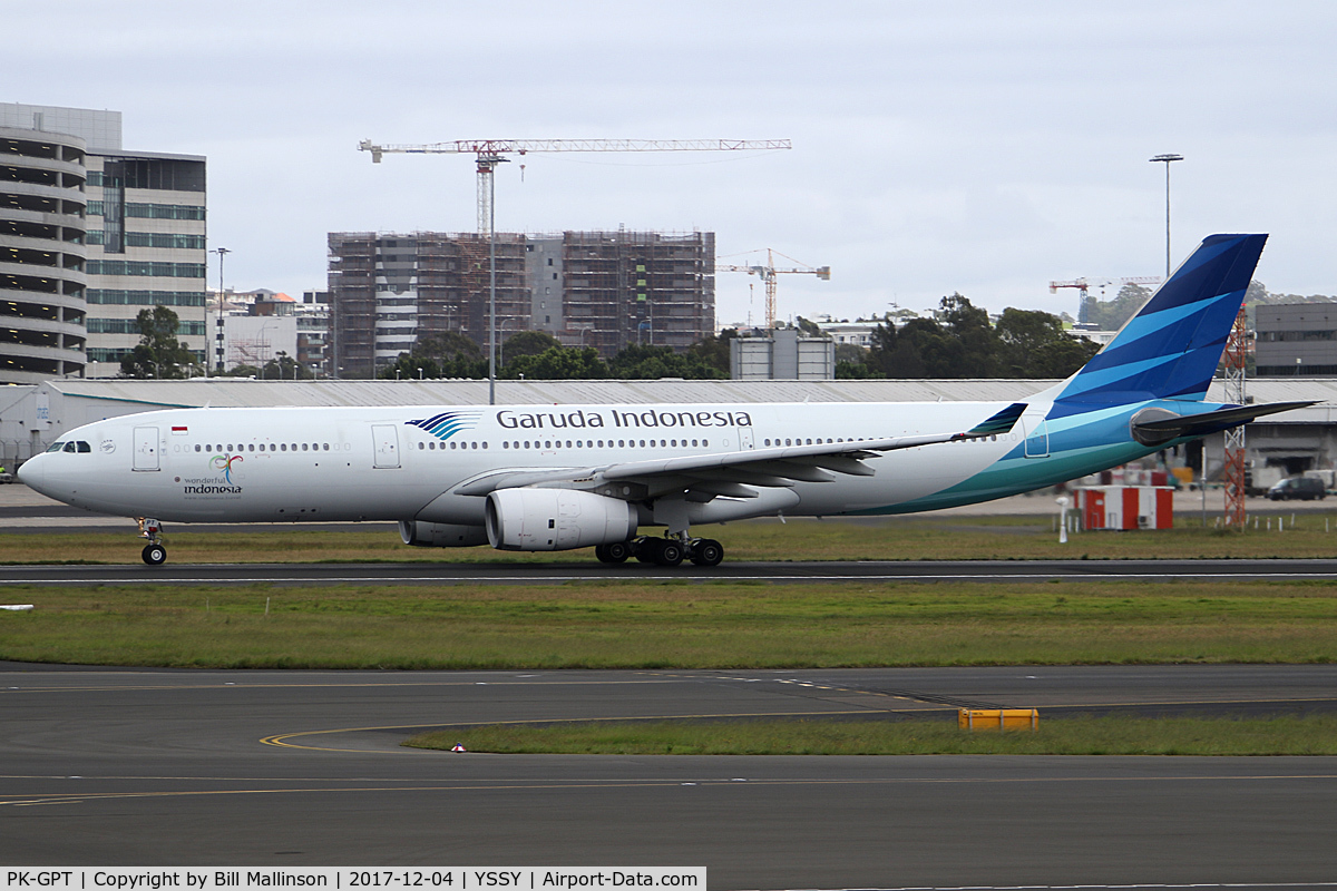 PK-GPT, 2014 Airbus A330-343 C/N 1548, ROLLING ON 16R