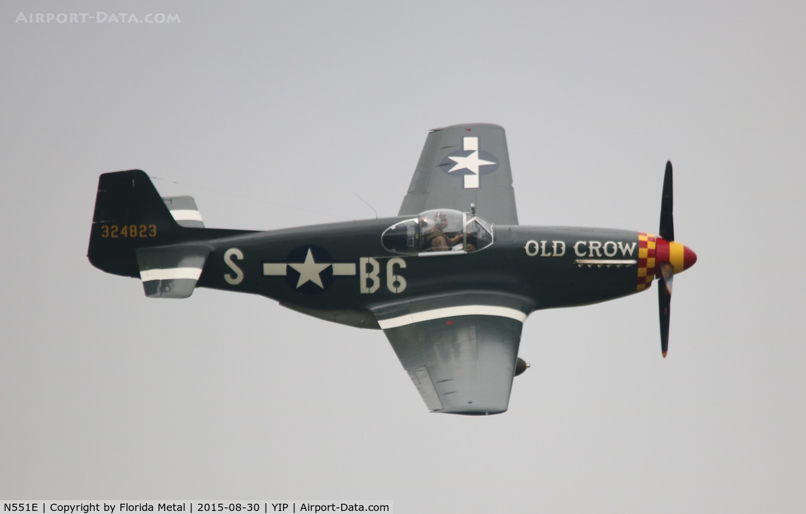 N551E, 1943 North American P-51B-1NA Mustang C/N 102-24700, Old Crow
