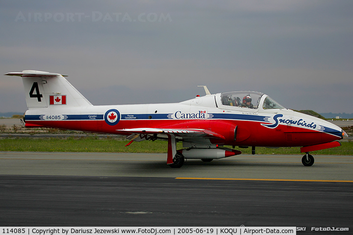 114085, Canadair CT-114 Tutor C/N 1085, CAF CT-114 Tutor 114085 C/N 1085 from Snowbirds Demo Team 15 Wing CFB Moose Jaw, SK