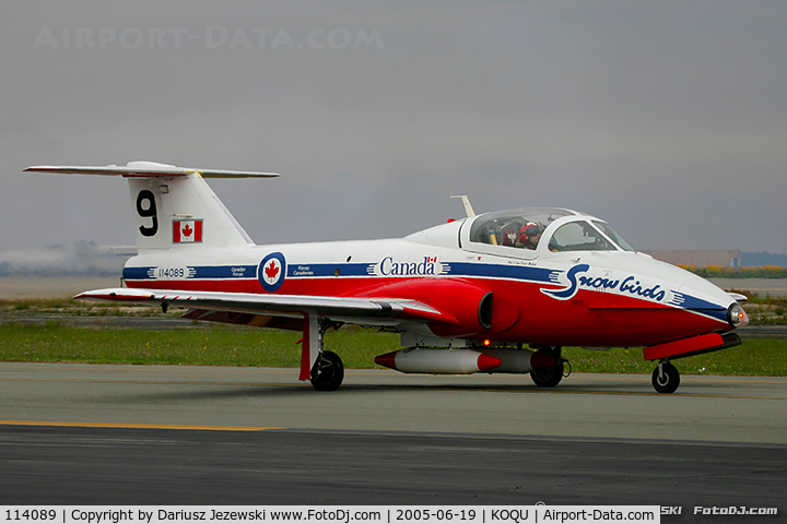 114089, Canadair CT-114 Tutor C/N 1089, CAF CT-114 Tutor 114089 C/N 1089 from Snowbirds Demo Team 15 Wing CFB Moose Jaw, SK