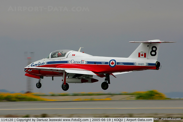 114120, Canadair CT-114 Tutor C/N 1120, CAF CT-114 Tutor 114120 C/N 1120 from Snowbirds Demo Team 15 Wing CFB Moose Jaw, SK